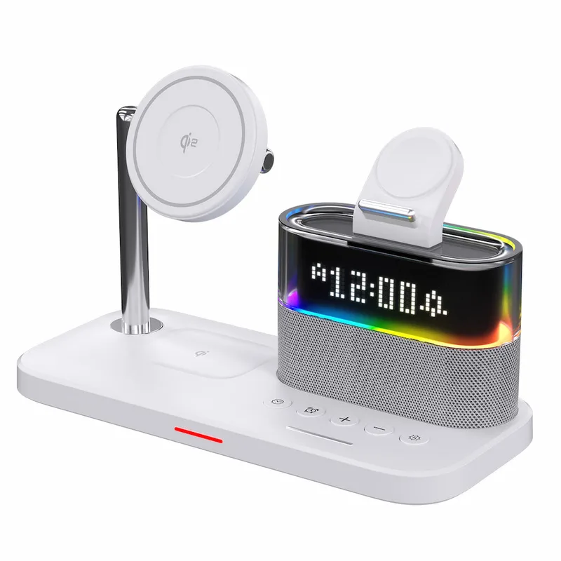 Qi2 3-in-1 Alarm Clock Charger