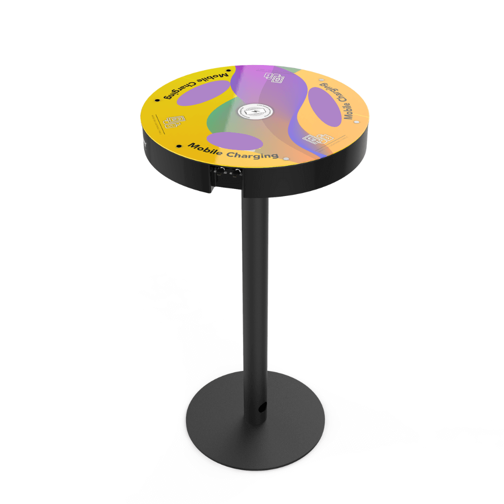 round charging table