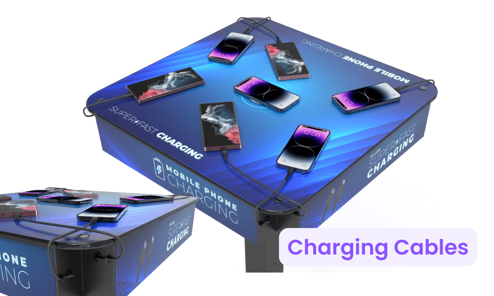 charging table with pd20w charging cable